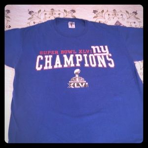 NY Giants!!! Super Bowl XLVI official T-shirt!
